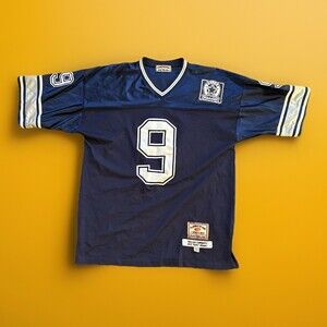 Jeff Hamilton Dallas Cowboys Tony Romo #9 Mens Sz 2XL Short Sleeve V Neck Jersey